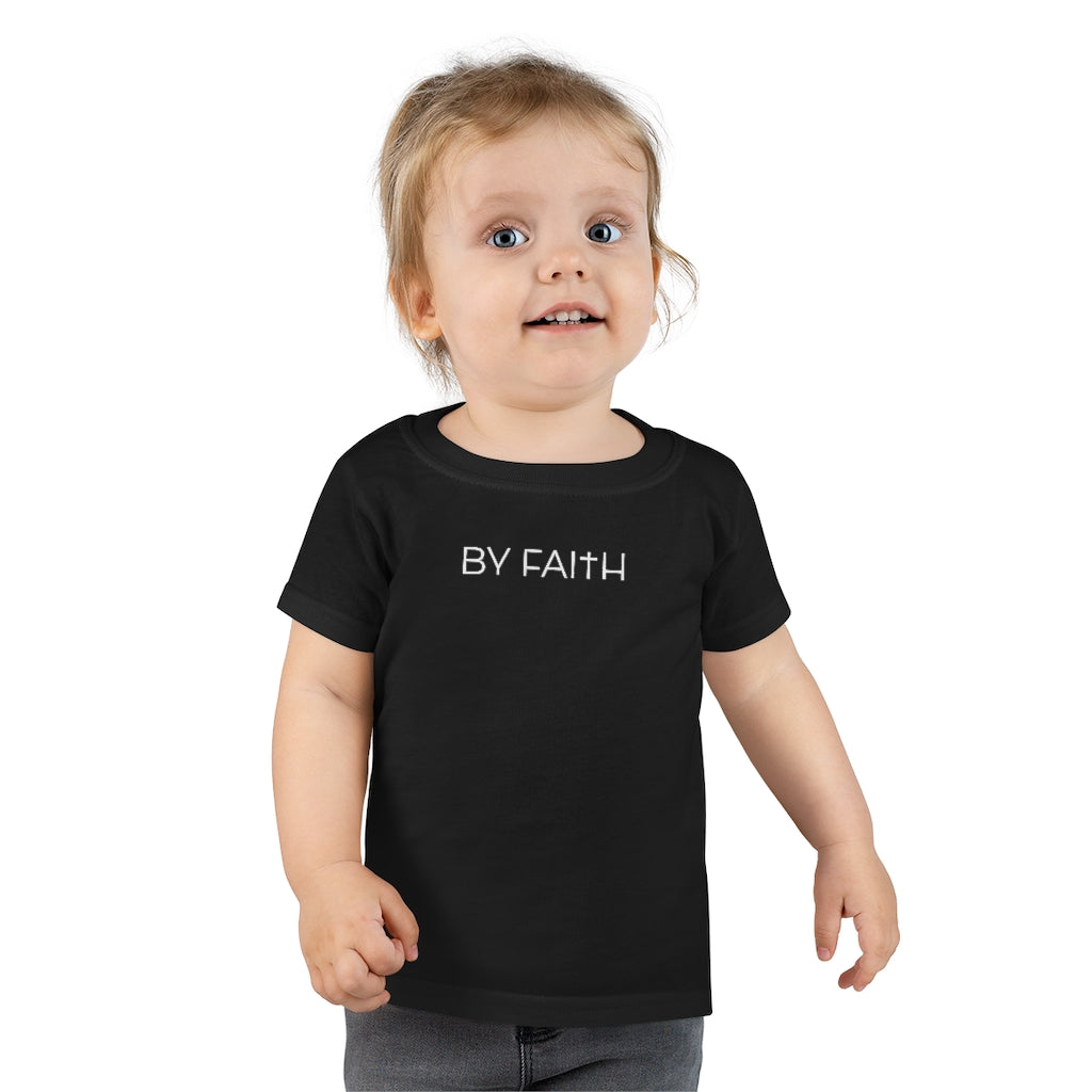 By Faith Toddler Tee