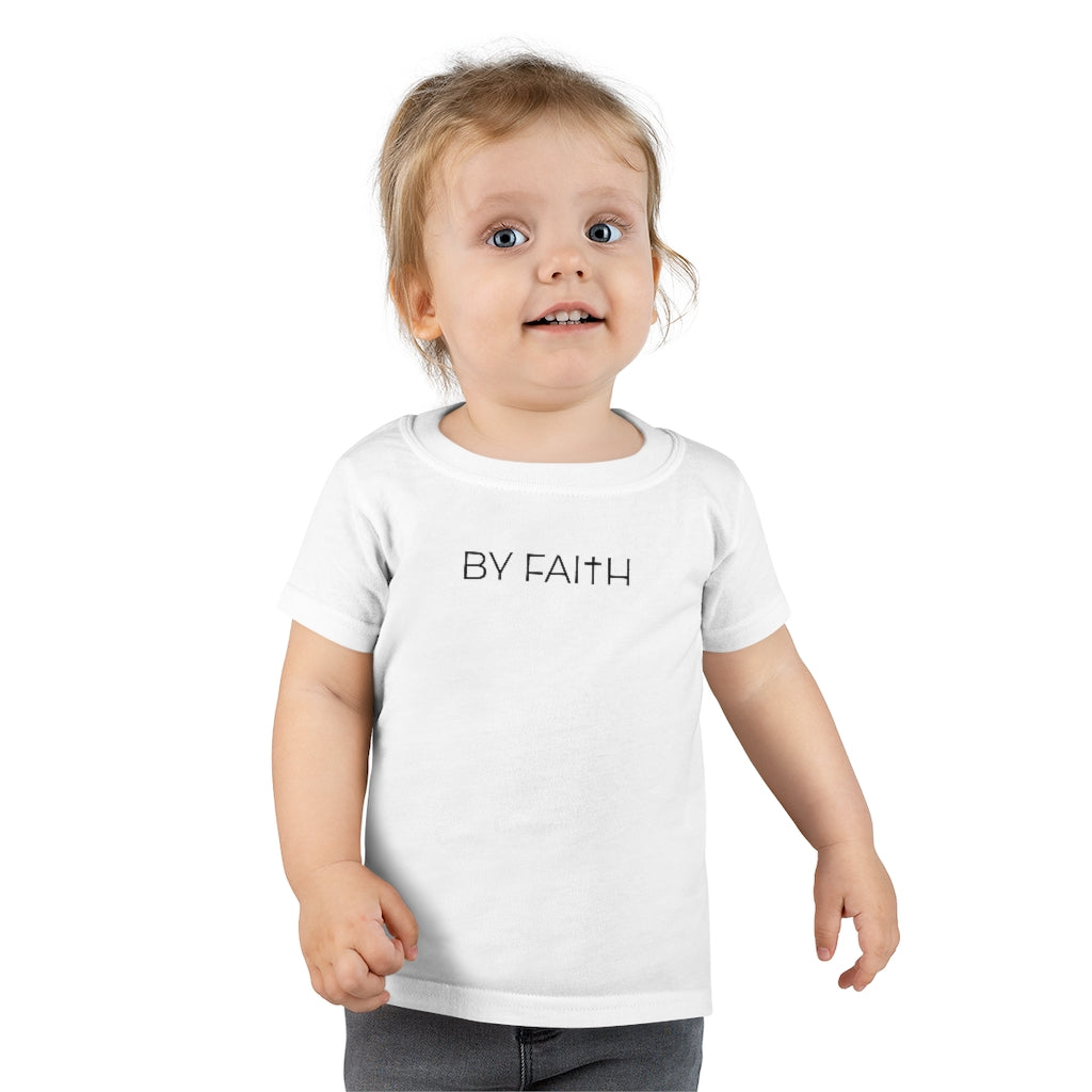 By Faith Toddler Tee