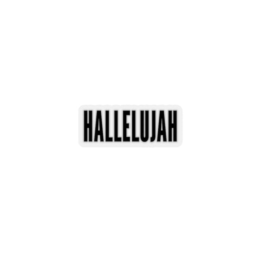 Hallelujah Sticker